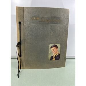 Vintage Cub Scout Scrapbook Memorabilia Postcards, Cards and Handwritten Letters